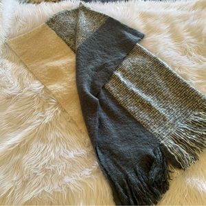 NEW Crate & Barrel Letti Slate Throw